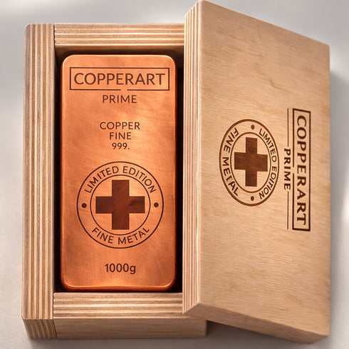Pure Copper Ingot 999 – 1Kg - Limited Edition | Mr. CopperArte