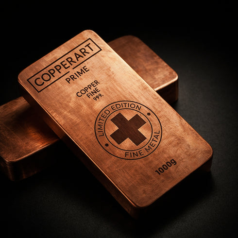 Pure Copper Ingot 999 – 1Kg - Limited Edition | Mr. CopperArte