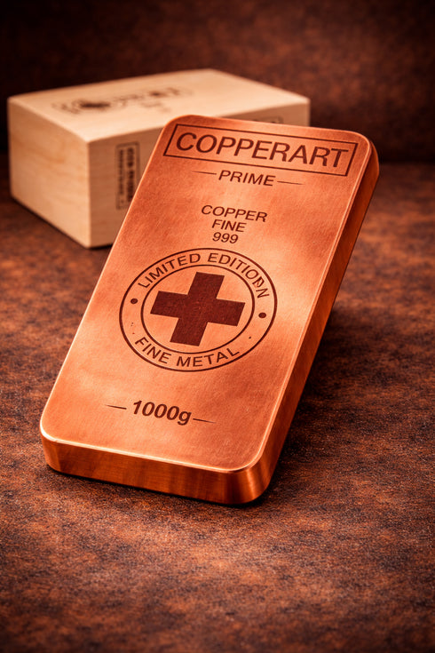 Pure Copper Ingot 999 – 1Kg - Limited Edition | Mr. CopperArte