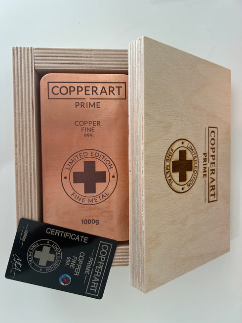 Pure Copper Ingot 999 – 1Kg - Limited Edition | Mr. CopperArte