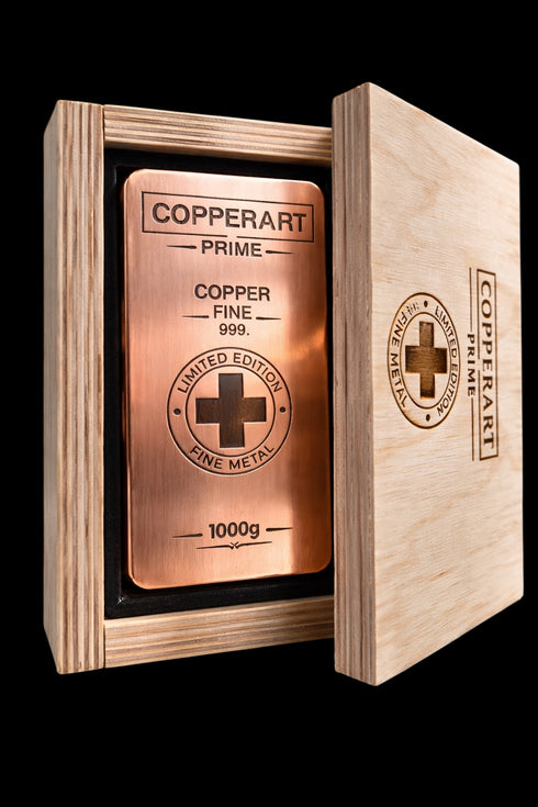 Pure Copper Ingot 999 – 1Kg - Limited Edition | Mr. CopperArte