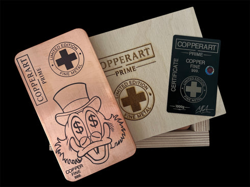 Pure Copper Ingot 999. – 1Kg - Limited Edition | Mr. CopperArte