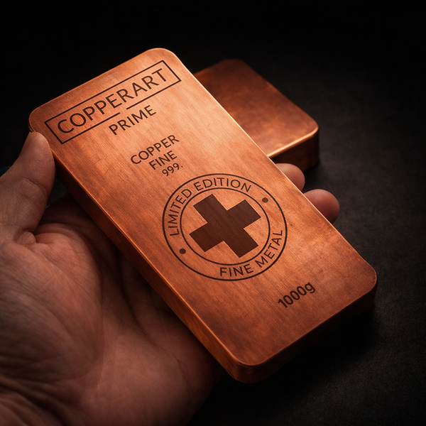 Pure Copper Ingot 999 – 1Kg - Limited Edition | Mr. CopperArte