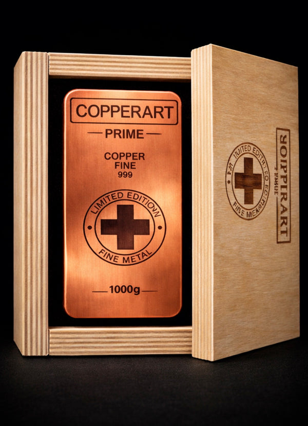 Pure Copper Ingot 999 – 1Kg - Limited Edition | Mr. CopperArte