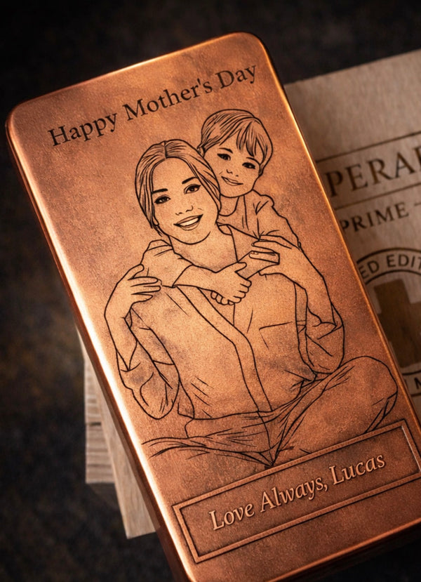 Custom - Pure Copper Ingot 999 – 1Kg - Limited Edition | Mr. CopperArte