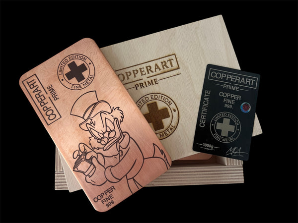 Pure Copper Ingot 999 – 1Kg - Limited Edition | Mr. CopperArte